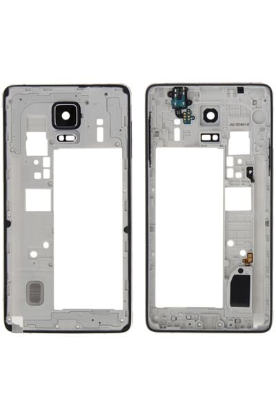 Ally Samsung Galaxy Note 4 Için Full Orta Kasa Kamera Lens Siyah