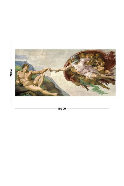 Vagonik Covor de perete Michelangelo Mâna lui Dumnezeu Dimensiune mare