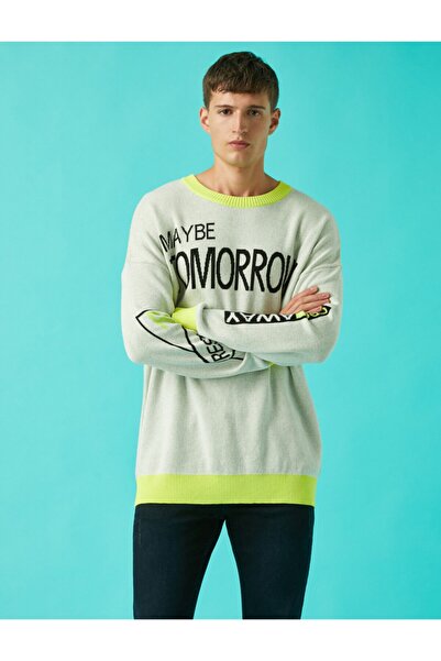 Koton Pulover pentru bărbați cu model de piatră 2KAM91006HT