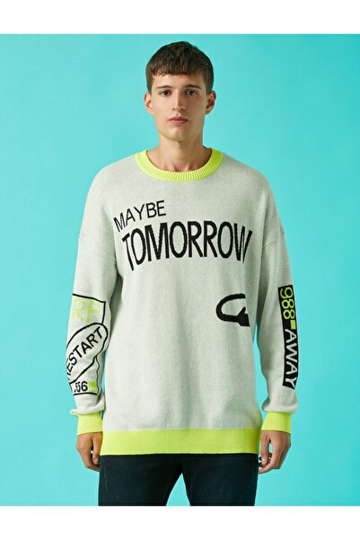 Koton Pulover pentru bărbați cu model de piatră 2KAM91006HT