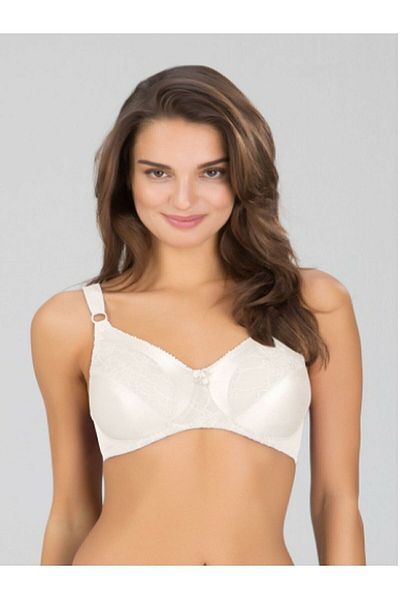 Kom Σουτιέν 3 Πακέτο Martina Gathering Lace White