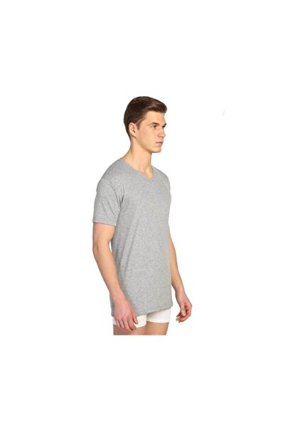 Tutku Men's Ribbed V-Neck Undershirt