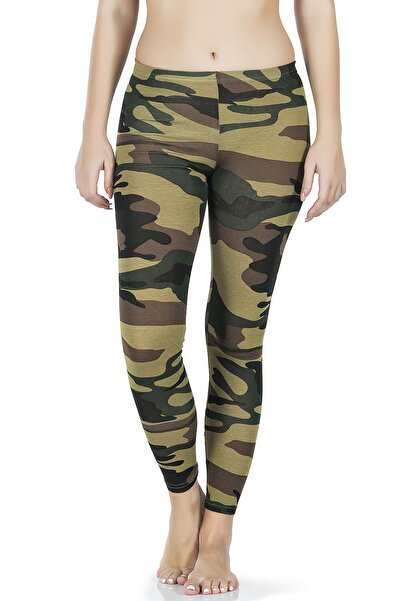 Derya Kurşun Μακρύ γυναικείο κολάν με σχέδιο παραλλαγής 443