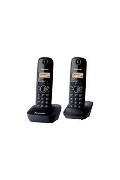 PANASONIC Kx-tg1612 Siyah 2li Duo Telsiz Dect Telefon