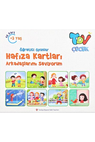 Türkiye Diyanet Vakfı Yayınları ألعاب تعليمية بطاقات الذاكرة أنا أحب أصدقائي