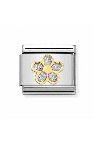 NOMİNATİON Classıc Gold Glitter Flower Charm 030220/06