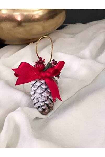 Masalsı Concept Ornament de Crăciun Ornament pentru brad Ornament de con Ornament de Crăciun Ornament alb