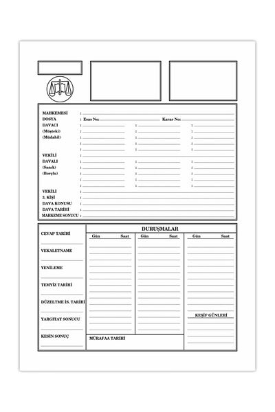 Kaya Lawyer Office Office Case Icra File White (SMALL SIZE) 1st Quality Pack of 400