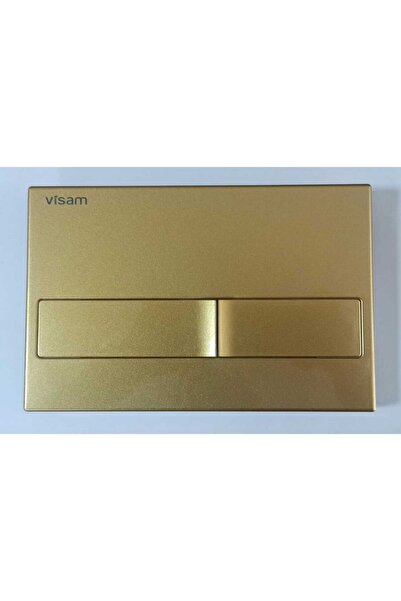 Visam Karina Altın Sarısı Gömme Rezervuar Kumanda Paneli (buton) Altın Sarısı...