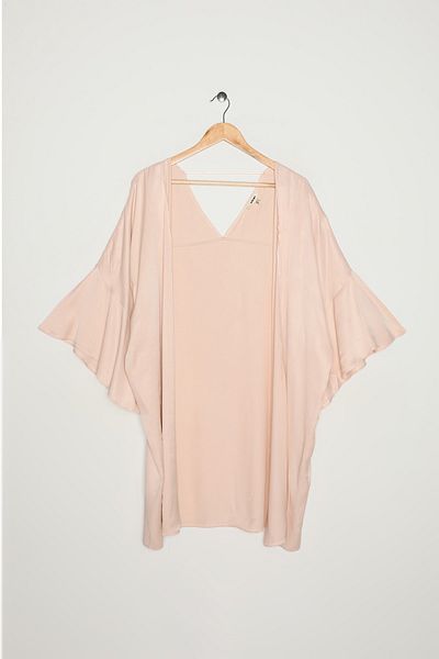 Koton Dámské růžové kimono & Kaftan 7YAK58079PW