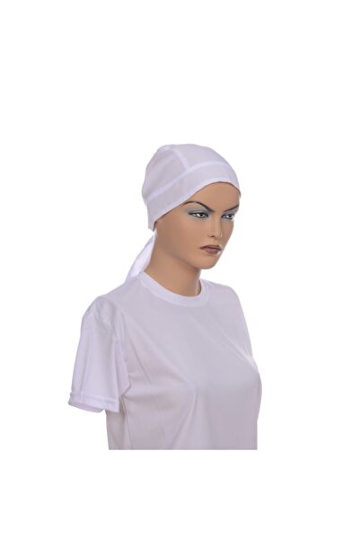 FORMTEKS Aşçı Bandana Beyaz