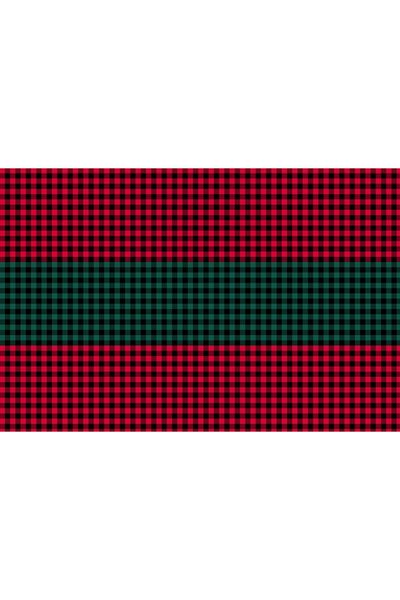 Alacastore New Year's Red Plaid Tablecloth