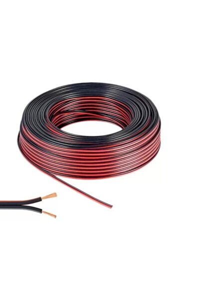 Genel Markalar Aksan Çiftli Bakır Hoparlör Kablosu 2x0,75mm 100 Metre 1 Top