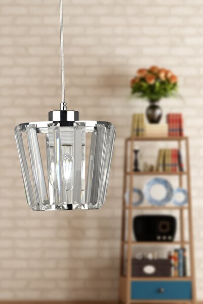 Begüsa Neva Tekli Avize Krom