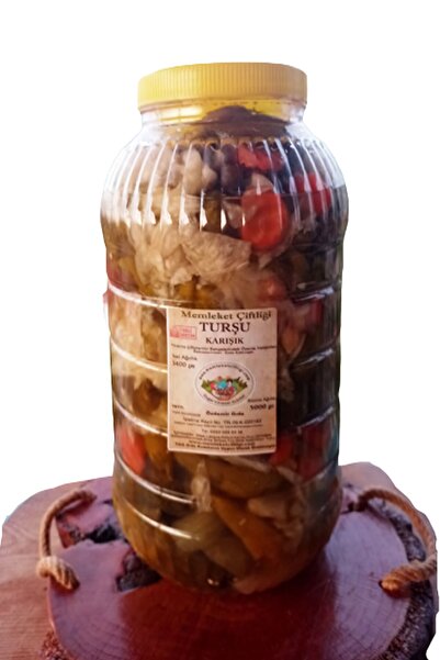 Memleket Çiftliği Doğal Fermente Karışık Sebze Turşusu 5 Kg