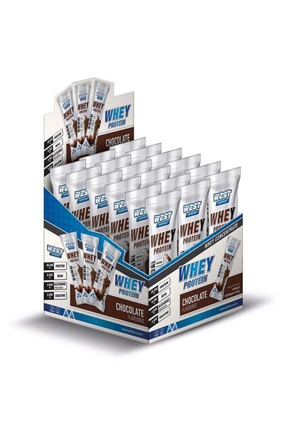 West Nutrition 648 Gr Chocolate Flavored Whey Protein Powder - 18 Chassis, 36 Gr