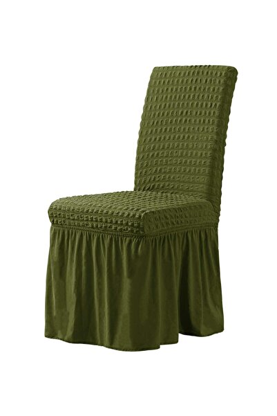 elgeyar Standard Wrap Chair - Κάλυμμα με φούστες και λάστιχο