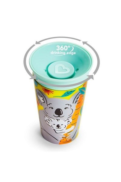 Munchkin Miracle 360° Wildlove Drinking Cup 12 months+ 266ml Koala 1 Pack