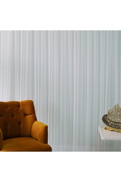 TülEvi Grecian Tulle Curtain Honeycomb Floor Leaded