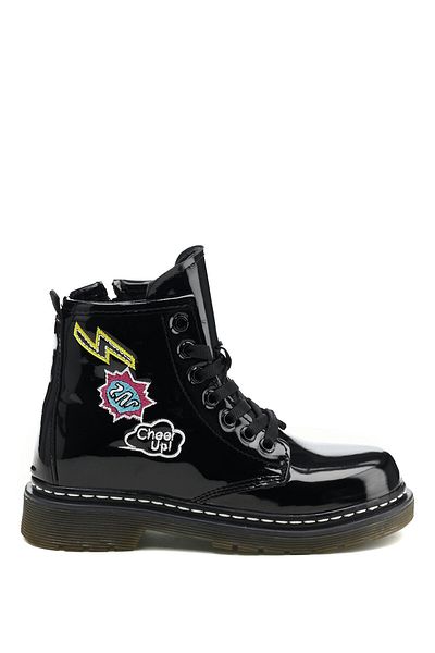 Polaris 510775f1pr Black Girl's Sneaker Boots
