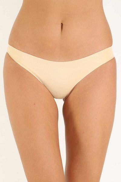 Malinka White Non-Trace Seamless Recovery Laser Cut String Panties