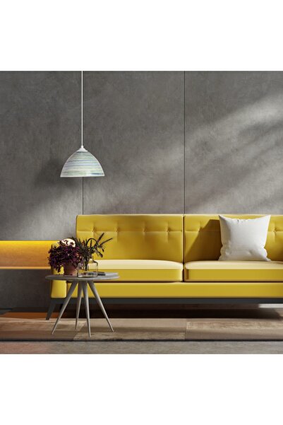 Vogue Eva Aydınlatma Modern Tekli Cam Sarkıt Yeşil Mavi Tekli Avize 22x22x14