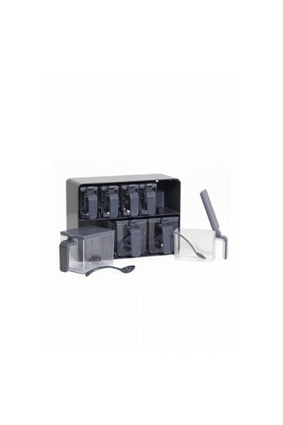Herevin Piev Spice Set with Stand 8 Pieces