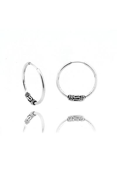 Doğan Silver Kadın Gümüş 14mm Mini Halka Küpe Dgn20344