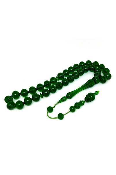 YALÇIN TESBİH مسبحة صلاة خضراء عنابية مع نظام 10 مم