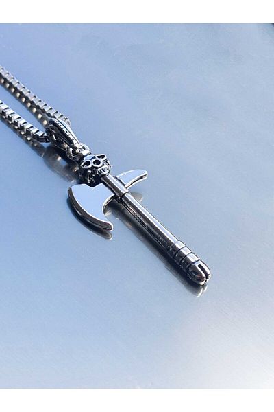 The Collection Men's Viking Warrior Ax Necklace