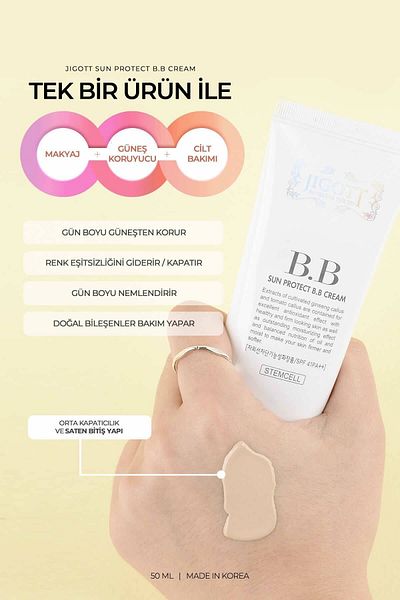 Jigott SPF 41 Pa++ - Multifunctional Sunscreen BB Cream