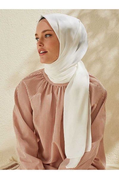 Nilbutik Cazz White Shawl