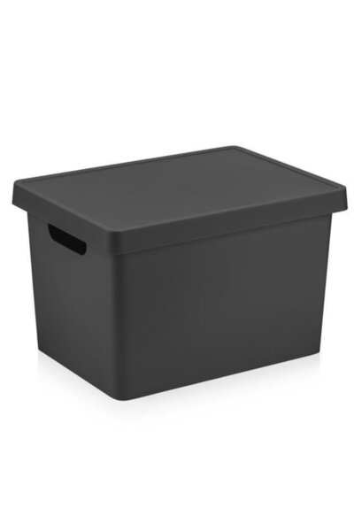 Nandy Home STD 17 Lt. Kapaklı Kutu Antrasit Klasik