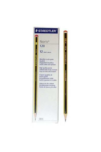 Staedtler Pencil Noris 2b 120-0 (Pack of 12)