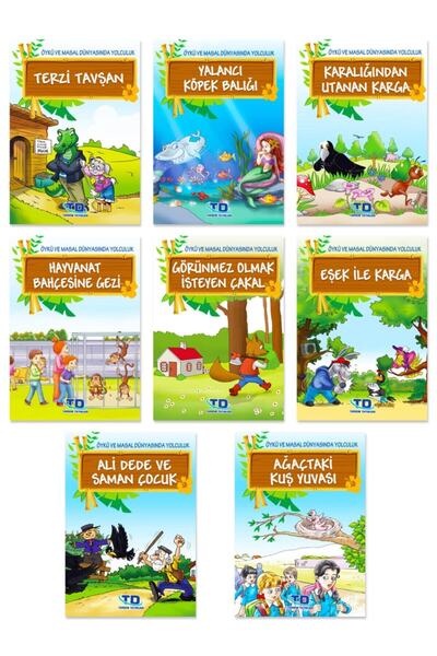 Tandem Yayınları 2. Ve 3. Sınıflar Için Öykü Ve Masal Dünyası 8 Kitap Kutulu Set