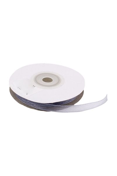 DEPPOSITE Κορδέλα Organza 6 mm - 22 μέτρα Ασημί