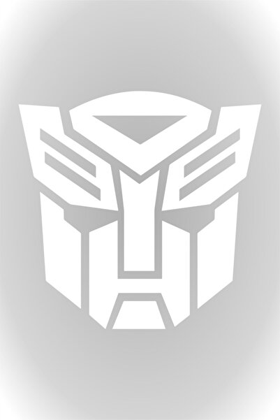 esticker 10 X 11 Cm Transformers Sticker Oto Sticker Araba Cam Sticker Beyaz