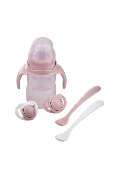 Mamajoo 270 ml Educational Cup Set with Handle Powder Pink