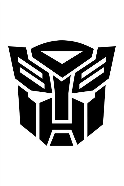 esticker 20 X 21 Cm Transformers Sticker Autocolant Auto Autocolant Geam Negru