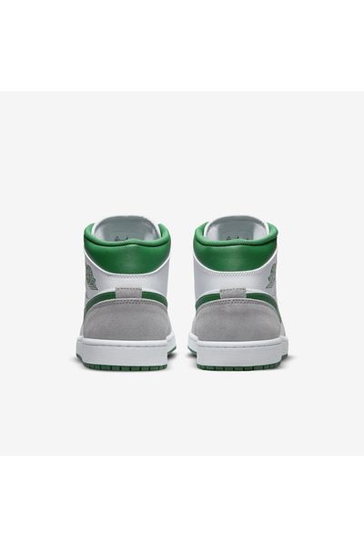 Nike حذاء كرة السلة للرجال Air Jordan 1 Mid Gray Green Dc7294-103