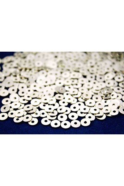 yfhobi 20 Adet - 6 Mm Yuvarlak Pul, Takı Malzemesi, Metal Pul, Nikel Kaplama,...