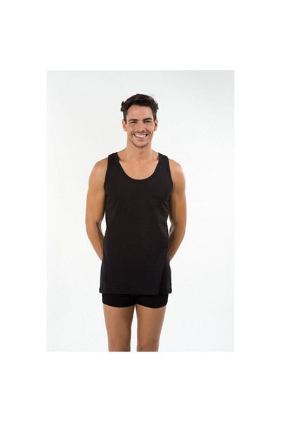 Kom Men's Black 2 Pack Classic Undershirt New Season