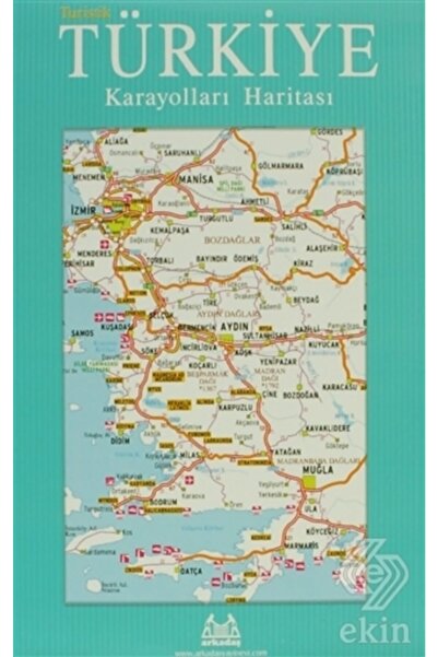 Arkadaş Yayınları Turistik Türkiye Karayolları Haritası