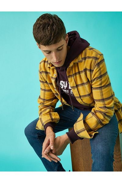 Koton Cotton Plaid Shirt