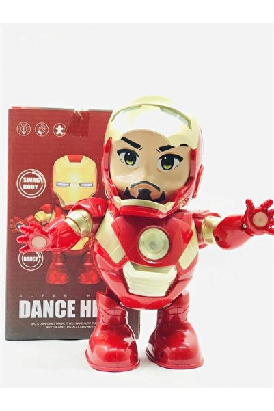 AVENGERS Iron Man Lighted Musical Dancing Robot Toy