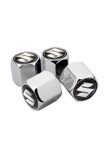 GARDENAUTO Suzuki Swift Chrome Colored Metal Valve Cover - 4 Pieces Byz