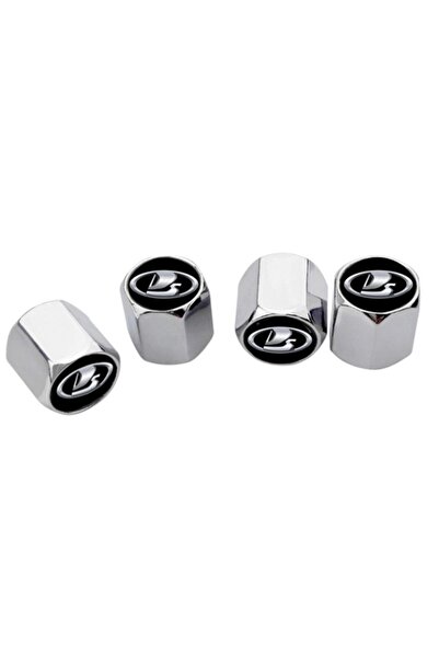 GARDENAUTO Κάλυμμα βαλβίδας από ανοξείδωτο ατσάλι Lada Samara Chrome 4 τεμάχια