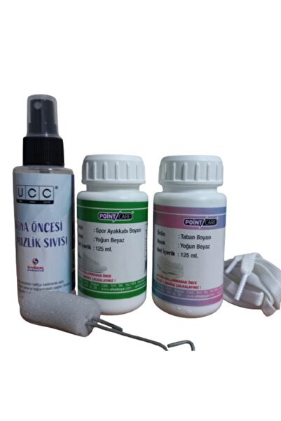 A POINT Point Care Beyaz Spor Ayakkabı Taban & Deri Boyası Ve Ucc Temizleme Sıvısı