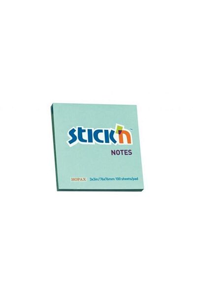Gıpta Hopax Stickn Adhesive Note Paper (12 Pieces) 100 Yp 76x76 Pastel Blue 21149