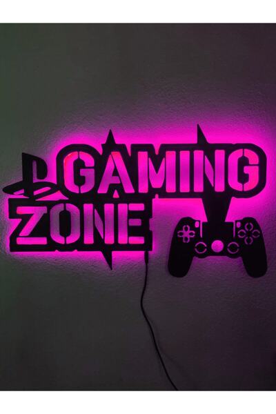 dekoraven Gaming Zone Led Işıklı Tablo
